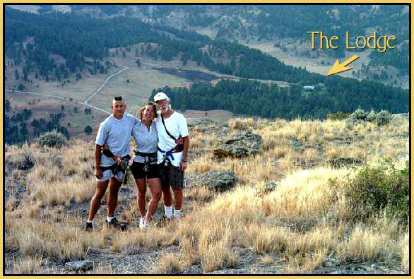 Gene, Frank & Mary on top of Devils Tower